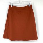 Betabrand  Women’s Size Small A-Line Ponte Skort Stretch Amber Orange Photo 5