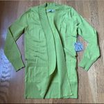 Active USA Open front Cardigan wasabi green size S Photo 6