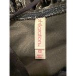 Xhilaration Xhilalariton dark grey Velvet Romper XS BWT Photo 6