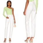 AGOLDE  Criss Cross High Rise Straight Leg Organic Cotton White Jeans 32 Photo 1