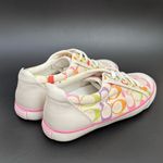 Coach Barrett Multicolor Signature C Poppy Low Top Lave up Sneakers Size 7.5B Photo 2