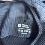 NWOT Women's Black Ribbed Workout Set Photo 6