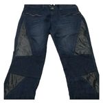 Cello Jeans motto skinny denim with Faux leather Patch detail Women's Size 9 Photo 1