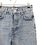 ZARA  Patchwork Retro‎ Wide Leg Denim Sz 2 Photo 3