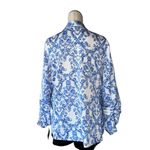 Marc New York NWT  Floral Satin Fabric Non Wrinkle Relax Fit Blazer Photo 4