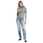 Lucky Brand  Mid Rise Boy Jeans Relaxed Straight Leg Distressed Size 4 / 27 Photo 1