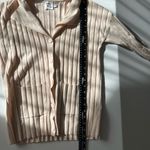 Princess Polly  Blush Ribbed Cardigan0014 Photo 3