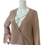 Apricot Lane Storybook Ending Criss Cross Front Bell Sleeve Blouse Photo 0