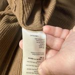 Free People Juicy Light Brown Ribbed Knit Cowl Neck Sweater Camel Small Photo 13