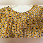 J.Crew Point Sur yellow printed long sleeve romper w/tassle detail size 4 Photo 10