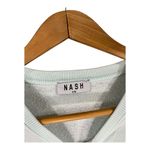 Nash Light Blue Oversized Sweatshirt WOMENS SIZE SMALL/MEDIUM Raw Hem Photo 2