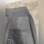 Maeve Anthropologie Seamed Flare Pants Gray Tweed Ponte Knot Size US 2 Slit Photo 4