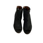 Lucky Brand  LaMija black open toe booties size 8.5 Photo 2