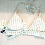 Splendid Bellini Reversible Halter Bra Bikini Top Sz M NWT Tie Dye & Stripes Photo 9