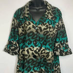 Multiples  Animal Print Blazer Photo 0