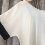 YA Los Angeles White and Black Open Back Top Photo 1