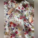 NWT La Cera Floral Cotton Pajama Set Size L Photo 3