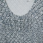 Liz Claiborne Liz & Co. 3X Blue White Floral Print Crop Top Plus Photo 4