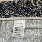 Talbots  Mid-Rise Paisley Print Cotton Dress Pant Trouser, 8 Photo 8