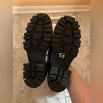 Free People Lyra Lug Sole Loafers in Silver Photo 8