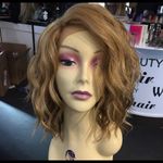 Short blonde mix wavy bob Lacefront Wig 2020 Photo 7