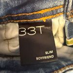 Pilcro Slim Boyfriend Jeans 33T Womens Plus Tie Dye Denim Casual Anthro Blue Size undefined Photo 5