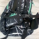 Fabletics Marble Print Backpack Black Mint White Workout Bag Photo 3