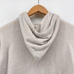 Barefoot Dreams CozyChic Ultra Lite Ribbed Cuff Hoodie Taupe Medium $168 MSRP Photo 5
