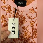 Cider  Knit Floral Cut Out Mini Dress NWT Size Large Photo 4