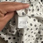 Stillwater  Not Alone Top Polka Dot Wrap Blouse Black White Women’s Medium NWT Photo 1