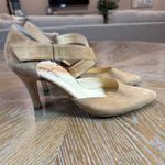 Paul Green  Desire D'Orsay Pumps Suede Heel Tan US Size‎ 9 Photo 1