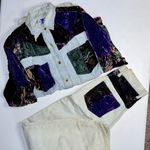 Vintage IOU Velvet Denim Outfit Blue Size undefined Photo 0