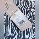 #14 NWT MOTHER Denim The Side Splitter Mini Skirt in Hoofin It Black Size 26 Photo 6