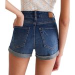 Aeropostale AERO JEAN SHORTS Womens SZ 6 (26) Distressed Blue Denim Raw Hem NWOT Photo 3