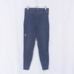 Spanx Pull On Release Hem Skinny High Rise Jean Leggings Size L Photo 4