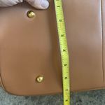 joy & iman  like new grey & beige  handbag with handles/ a mirror & a watch charm Photo 3