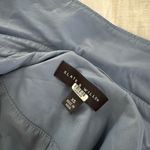 Slate + Willow Women’s Blue Moto Small Leather Jacket Photo 3