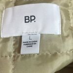 BP Coat Women L Tan Collared Neck‎ Long Sleeve Button Up Pockets Warm Cozy NWT Size L Photo 1