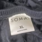 Soma Black Lace Trim Short Sleep Dress XL Photo 3