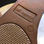 Madden Girl Floral Orange Blue Cream Peep Toe Bow  Wedges 4 Inch Wedge si… Photo 5