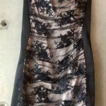 Jessica McClintock Lace Overlay Mini Cocktail Dress Photo 3