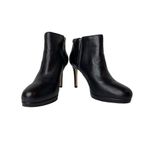 Michael Kors Sammy Black Leather Side Zip Platform Ankle Boot sz 7.5 $198 Photo 2