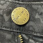 Current/Elliott The Ankle skinny black brocade SZ 26 Photo 6
