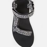 Teva Women’s Cheetah  White Platform Print Sandals 7 Photo 1