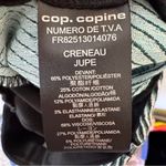 Cop Copine Black Teal Zip Up Pencil Skirt Womens 6 Modest Straight Fall Photo 3