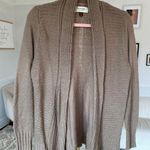 Sonoma  Life Style Knit Cardigan Taupe Open Front Cozy Layering Neutral Cozy Soft Photo 0