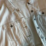 Cropped Oversized Denim Jacket Tan Size M Photo 1