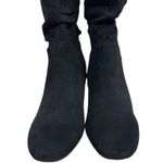 Lane Bryant  Black Faux Suede Slouch Mid Calf Boots Block Heel Women’s Size 10W Photo 3