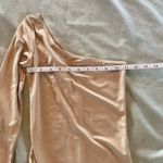 Show Me Your Mumu $92 Brinkley One Shoulder Bodysuit In Taupe Size XS Photo 4