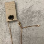 Anthropologie  Bamboo Monogram F Pendant Necklace NEW Photo 3